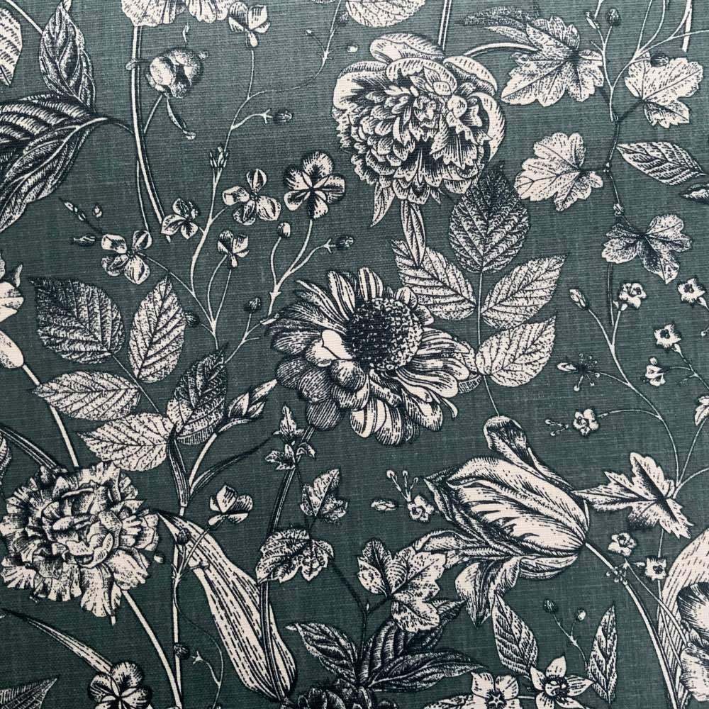 Ghislaine Extra Wide French Oilcloth in Slate